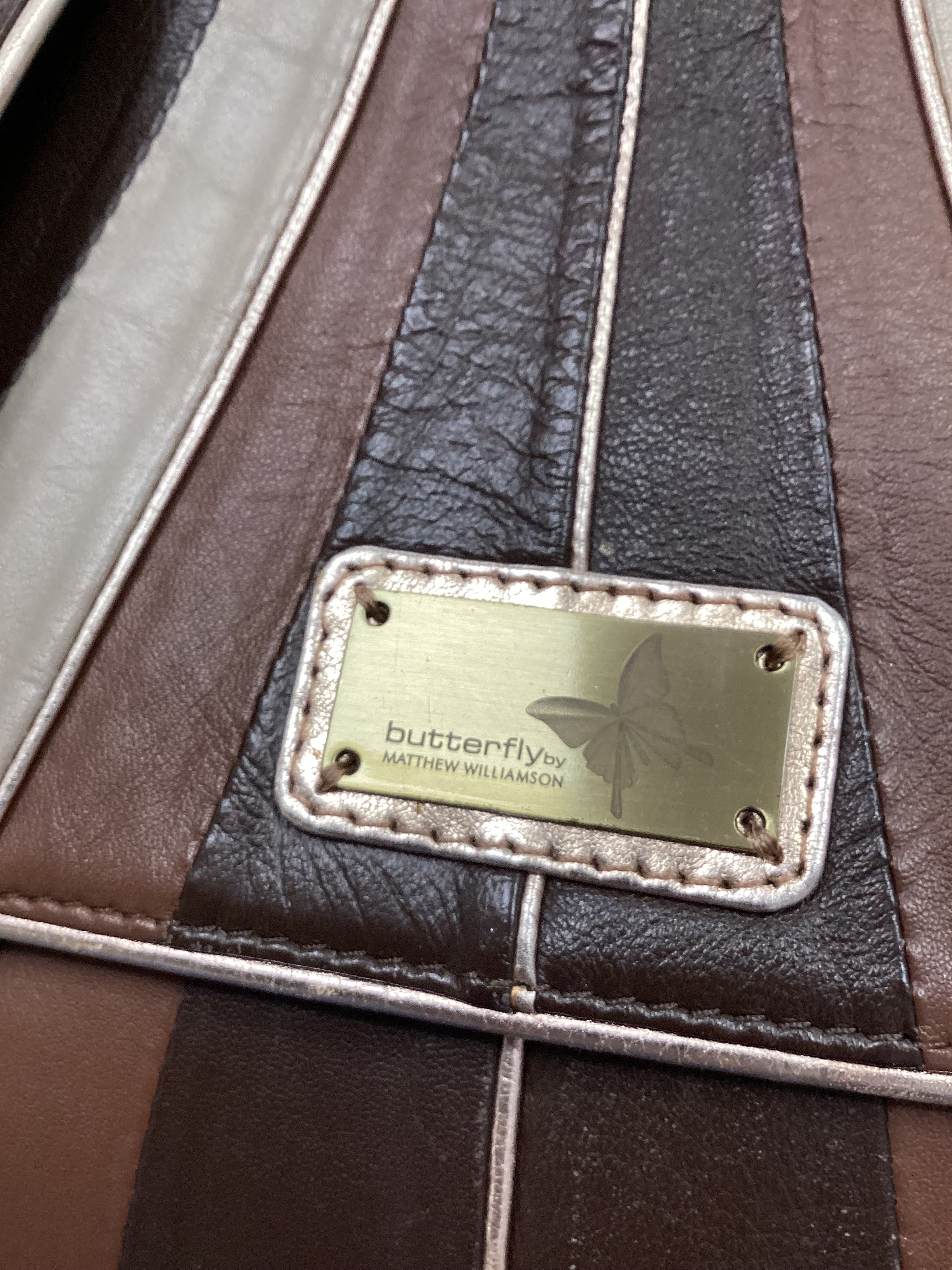 Women’s Brown Butterfly by Matthew Williamson Handbag - Image 12