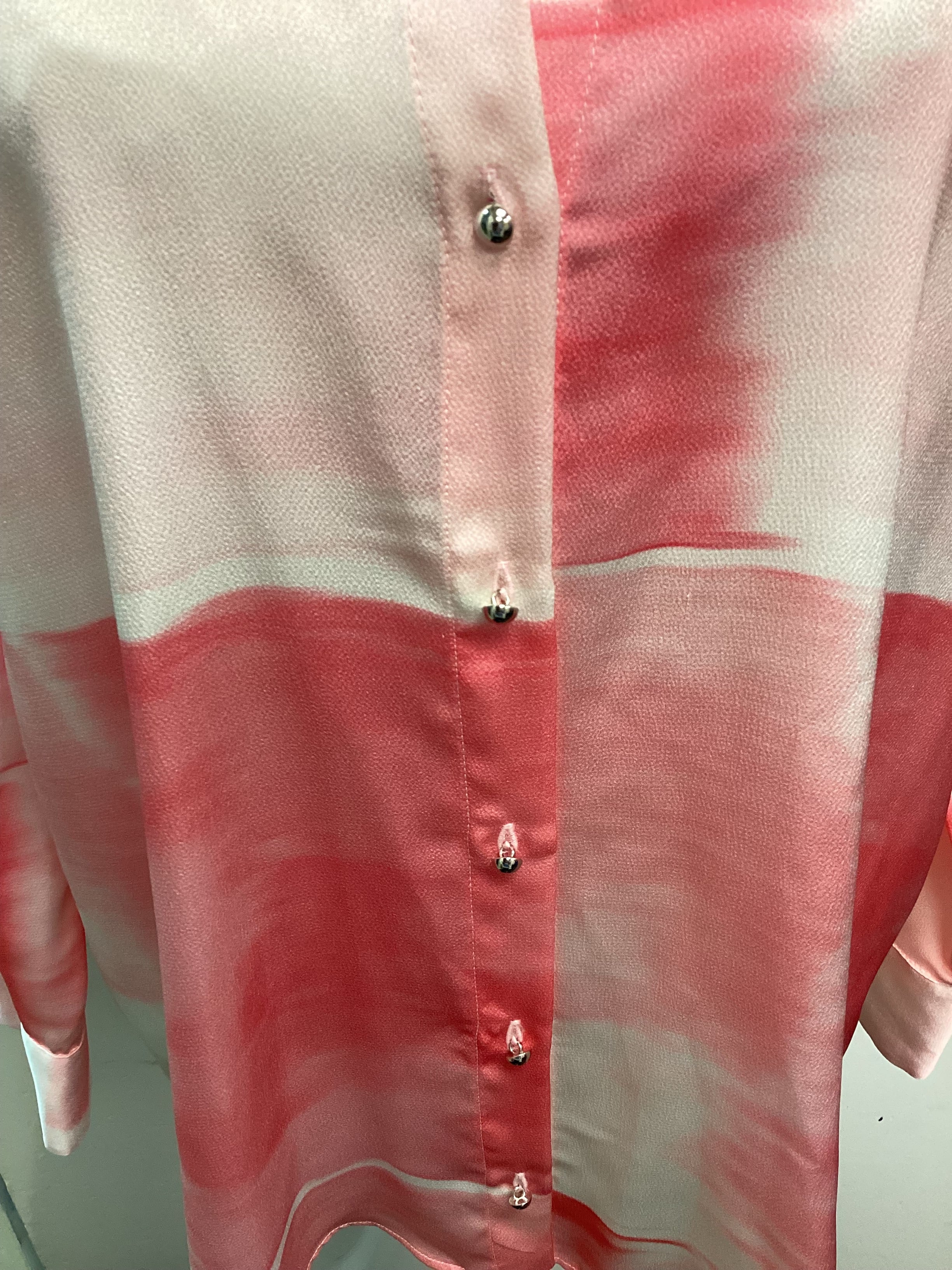 BNWT Women’s Pink Zara Blouse - Size L - Image 2